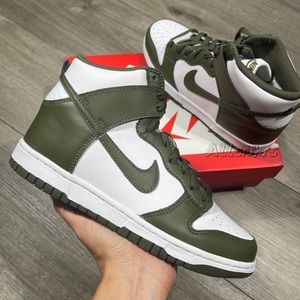Nike Dunk High Retro Green Khaki GS